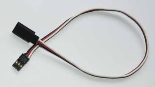 TY1 SERVO EXTENSION LEAD 300MM BLACK TY405630 60 STRAND GOLD PIN