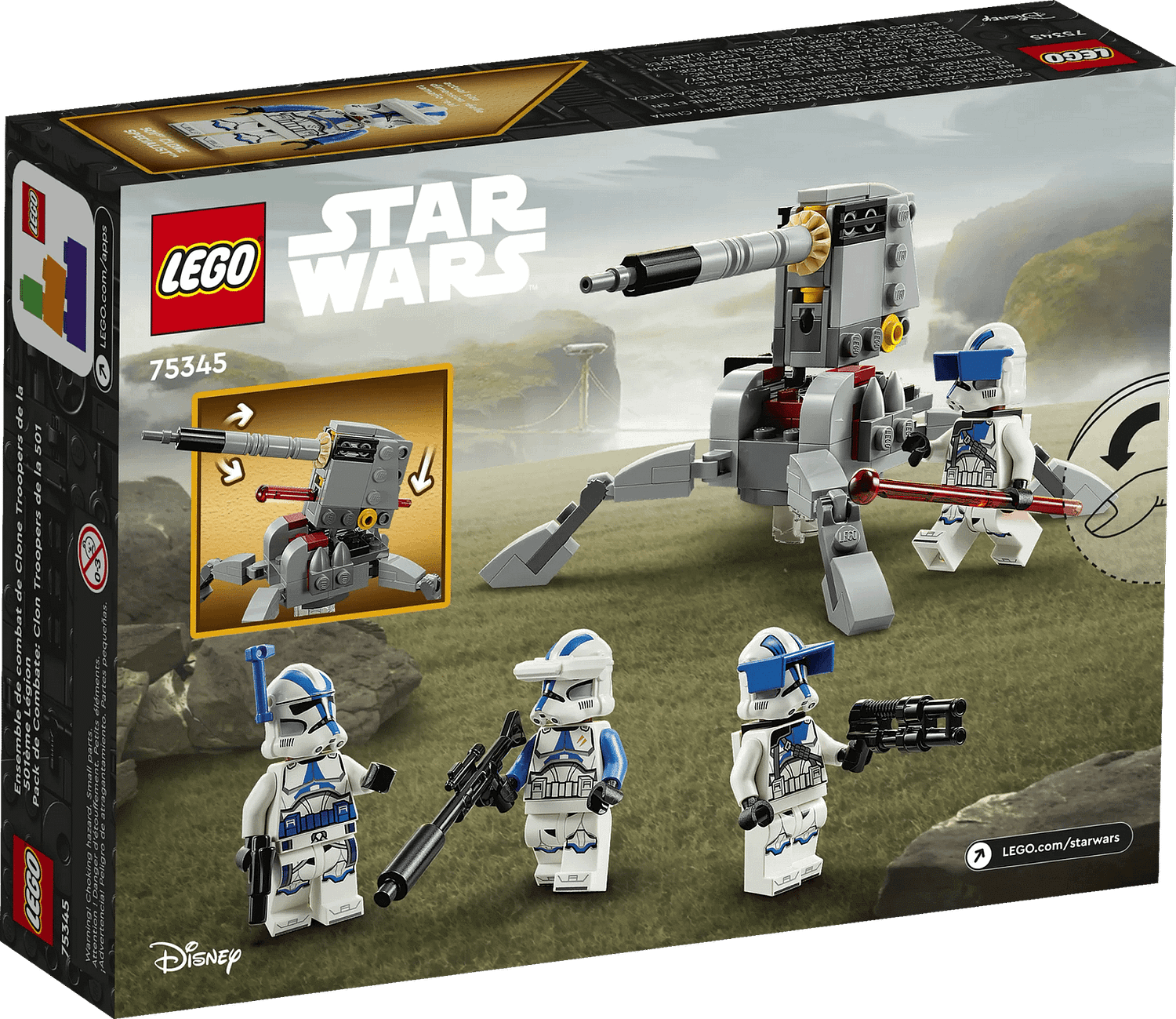 LEGO 75345 501st Clone Troopers Battle Pack - Star Wars - Image 6
