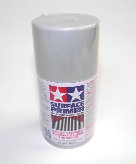 87026 TAMIYA SURFACE PRIMER FOR PLASTIC& METAL GREY 100ml
