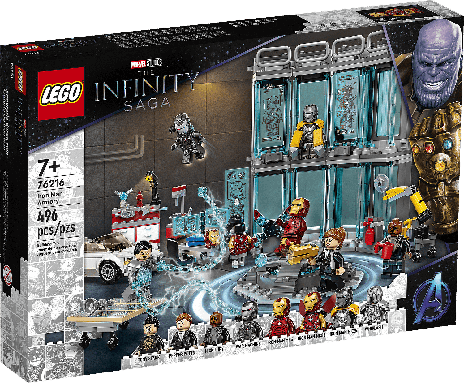 LEGO 76216 Iron Man Armoury - Marvel Super Heroes