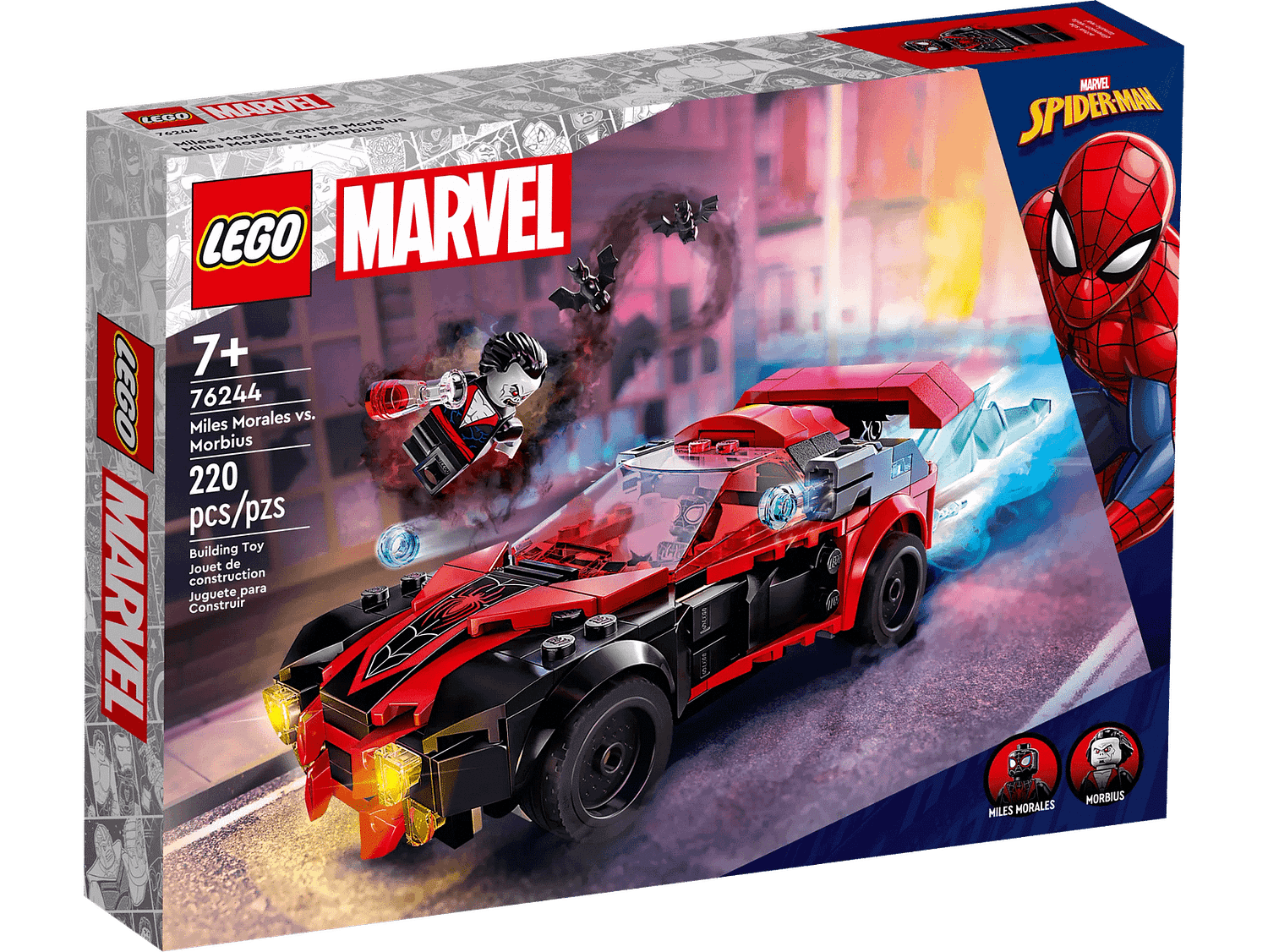 LEGO 76244 Miles Morales Vs Morbius - Marvel Super Heroes