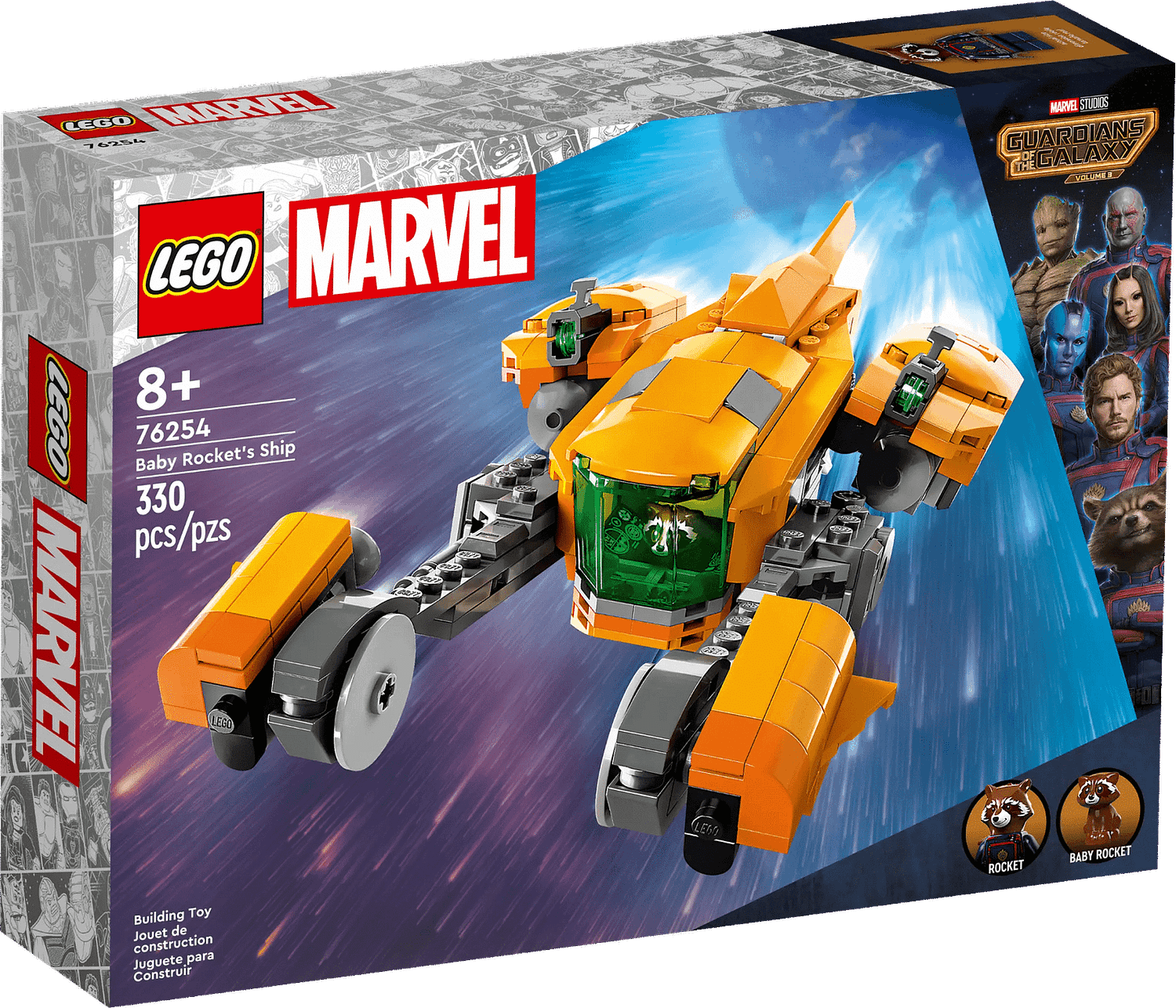 LEGO 76254 Baby Rockets Ship - Super Heroes Marvel Guardians of the Galaxy Volume 3
