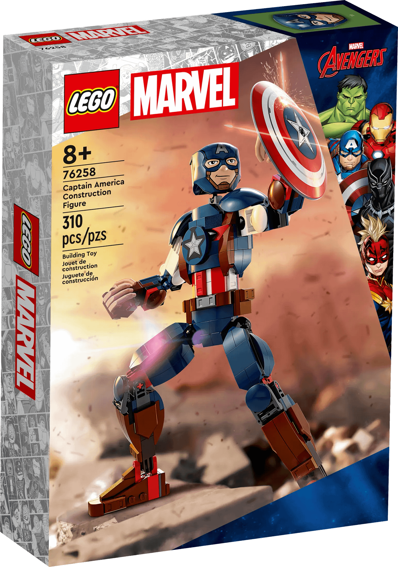 LEGO 76258 Captain America Construction Figure - Marvel Super Heroes