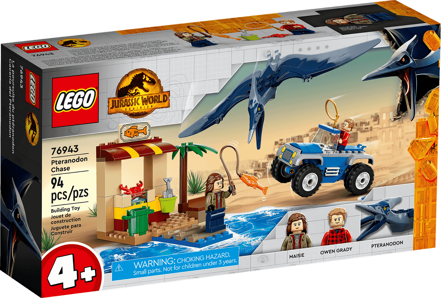 LEGO 76943 Pteranodon Chase - Jurassic World 4+