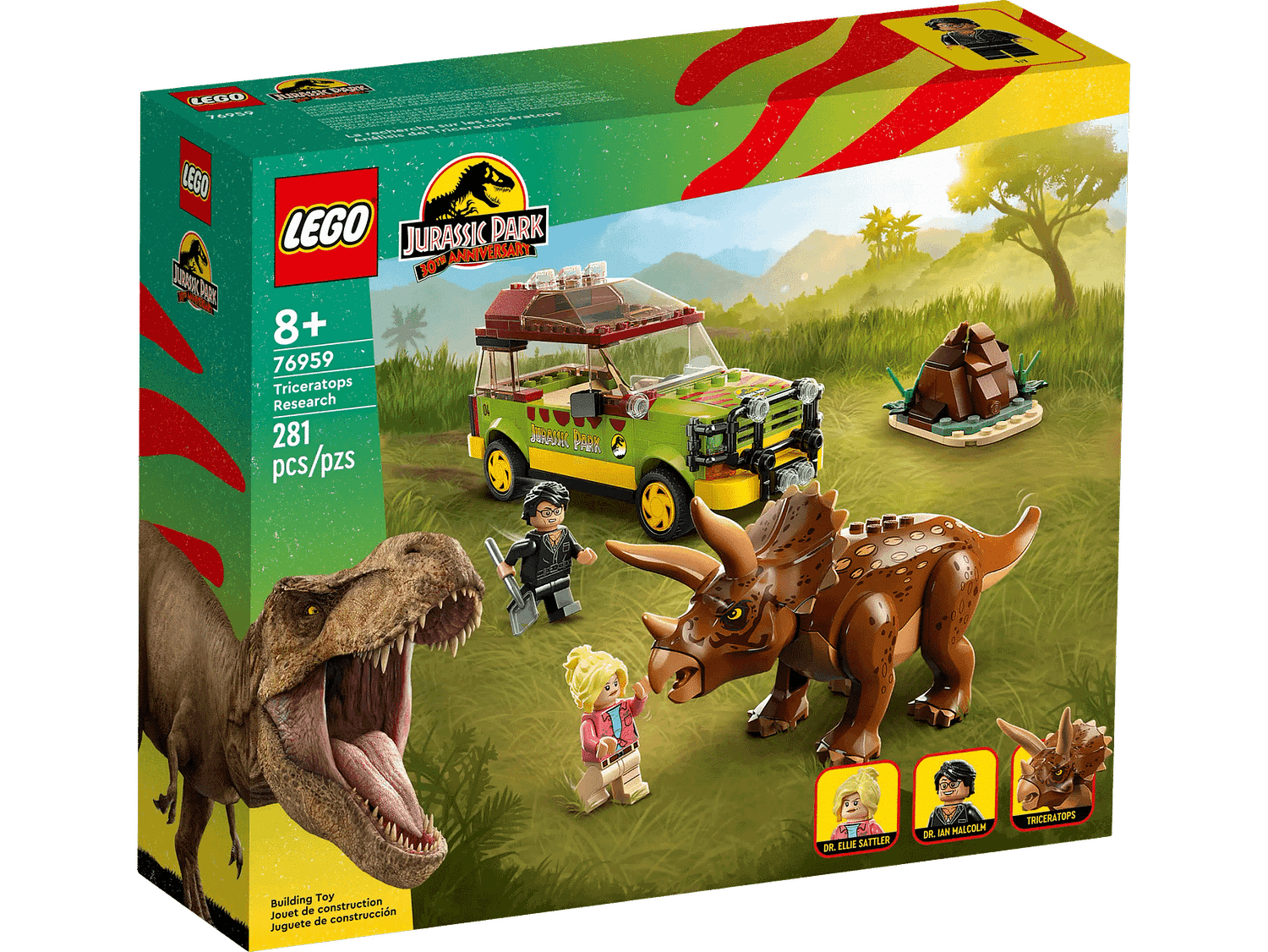 LEGO 76959 Triceratops Research - Jurassic World