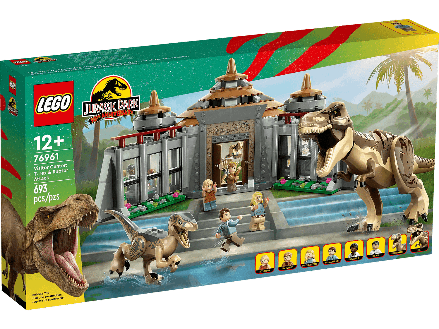 LEGO 76961 Visitor Center: T. rex & Raptor Attack - Jurassic World