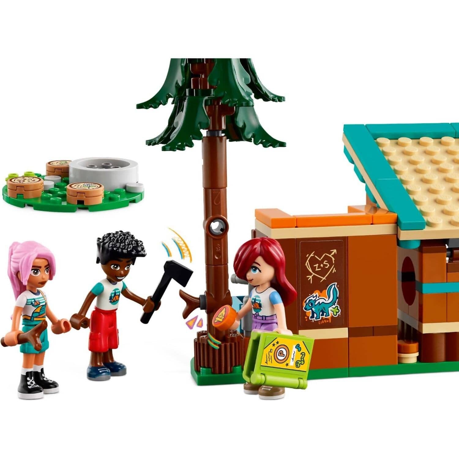 LEGO 42624 Adventure Camp Cozy Cabins - Friends - Image 4