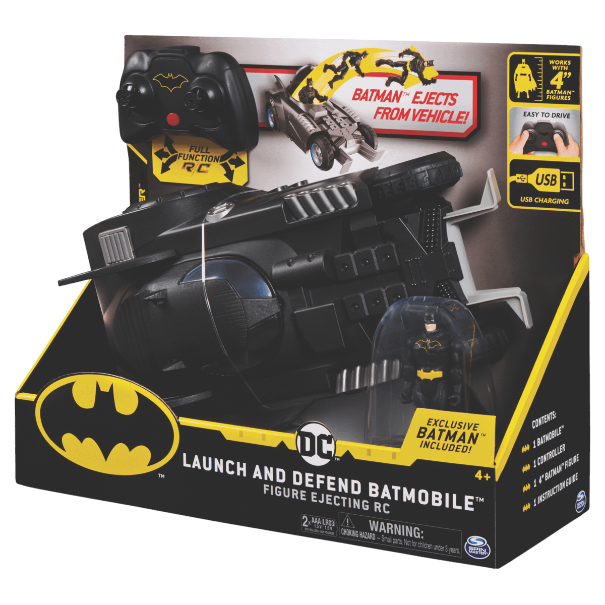 Batman Rc Launch & Defend Batmobile