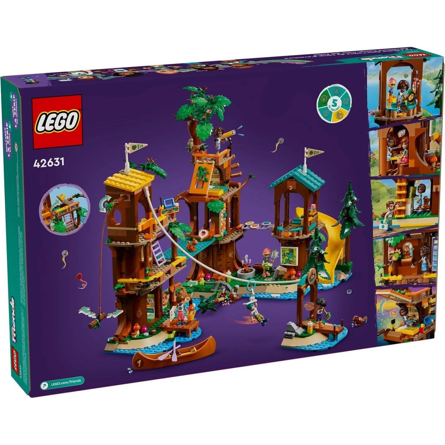 LEGO 42631 Adventure Camp Tree House - Friends - Image 9