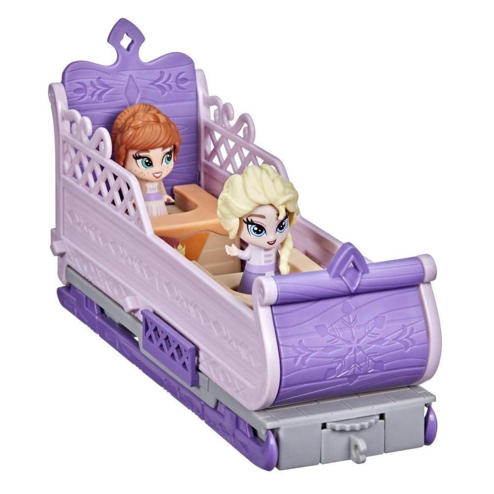 Disneys Frozen 2 Twirlabouts Picnic Playset Sled-to-castle With Elsa And Anna Dolls  Hasbro