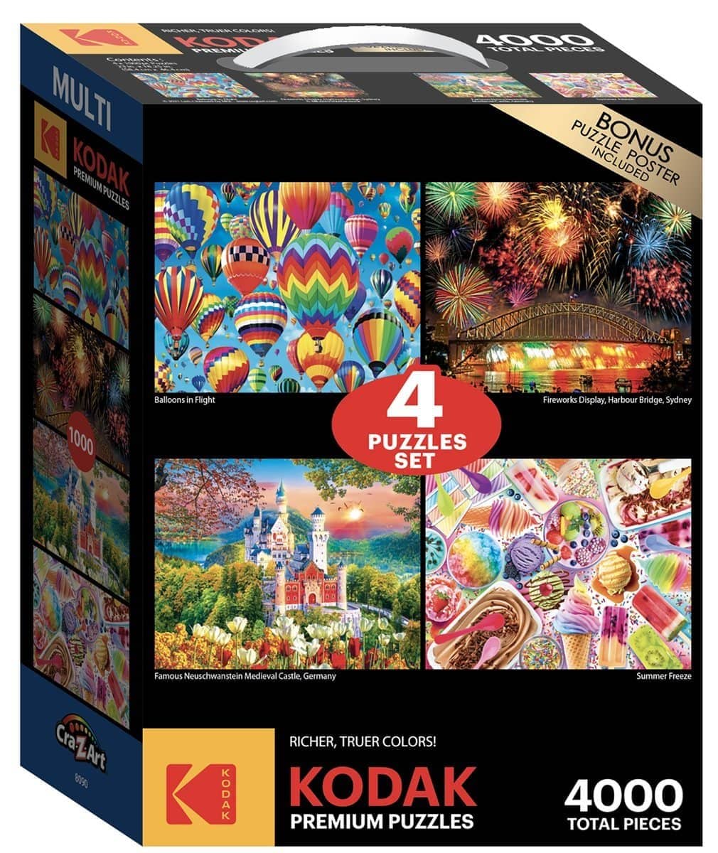 Kodak 4 In 1 4000 Pieces Jigsaw Puzzle