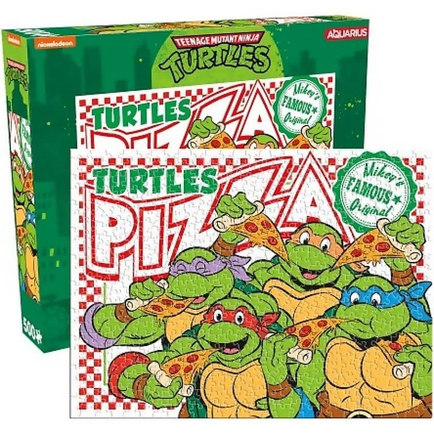 Aquarius - Teenage Mutant Ninja Turtles Pizza Jigsaw Puzzle 500 Pieces