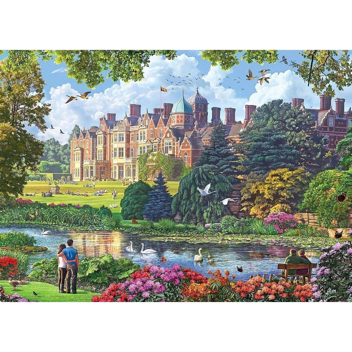 Holdson - Royal Residence Sandringham - Jigsaw Puzzle 1000 Pieces - Image 2