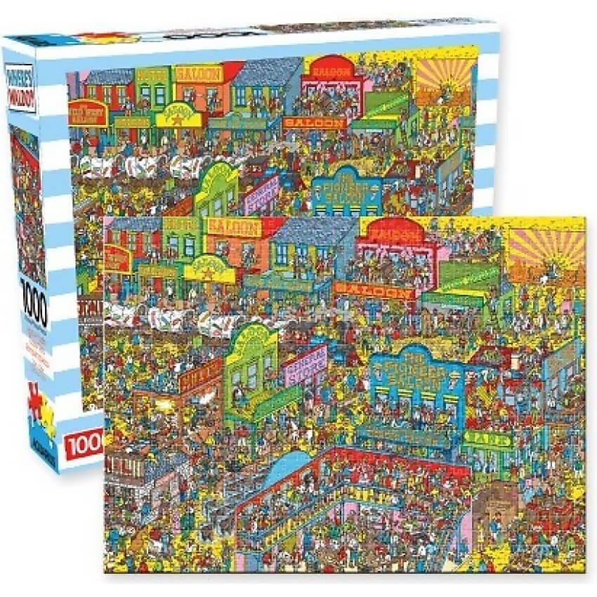 Aquarius - Where’s Waldo Wild Wild West Jigsaw Puzzle 1000 Pieces