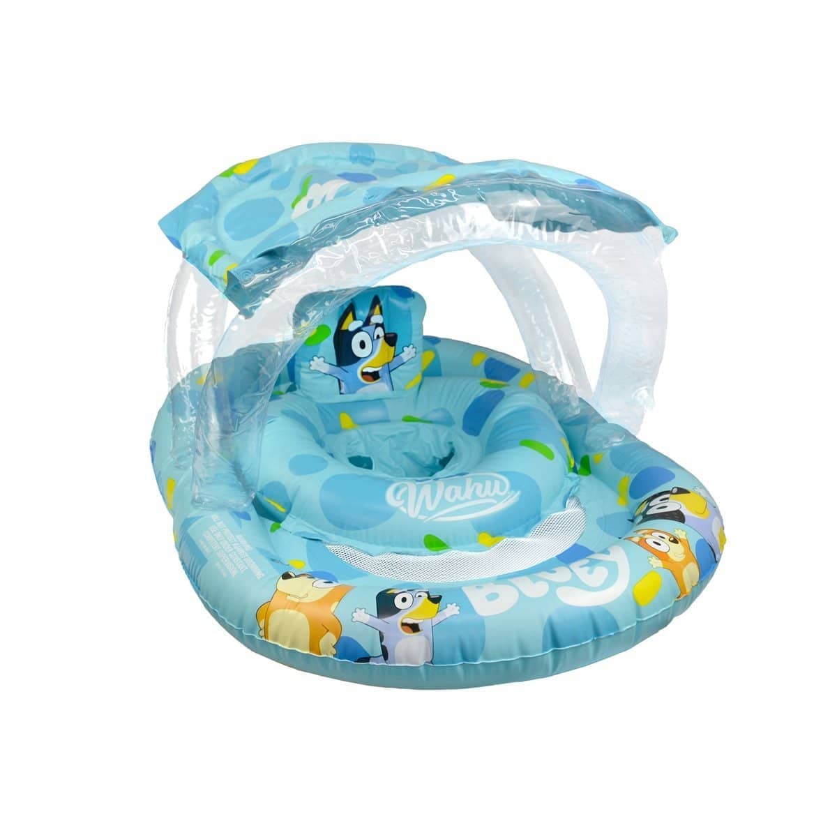 Wahu - Bluey Inflatable Ring With Seat And Canopy - Image 2