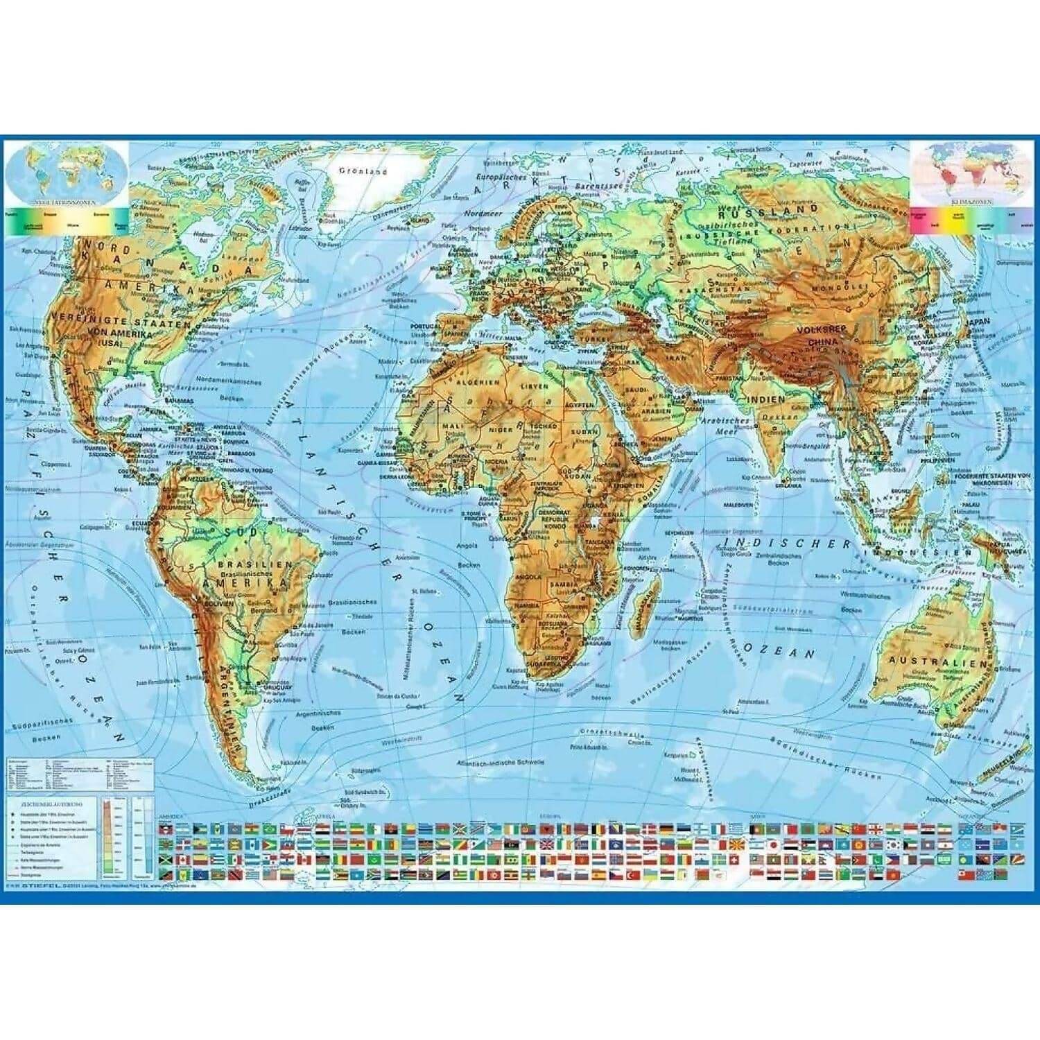 Ravensburger - Political World Map Jigsaw Puzzle 300 Pieces - Image 2