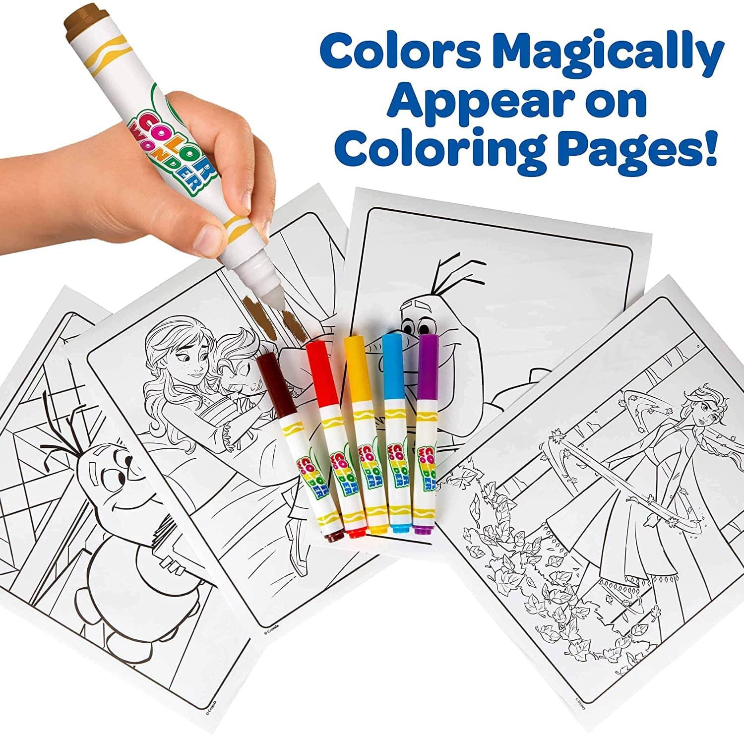 Crayola Frozen Color Wonder Set - Mess Free Markers Crayola - Image 3