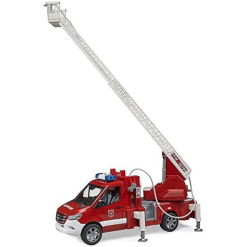 Bruder - Mb Sprinter Fire Service With Turntable Ladder Pump - Light & Sound Module - Image 4