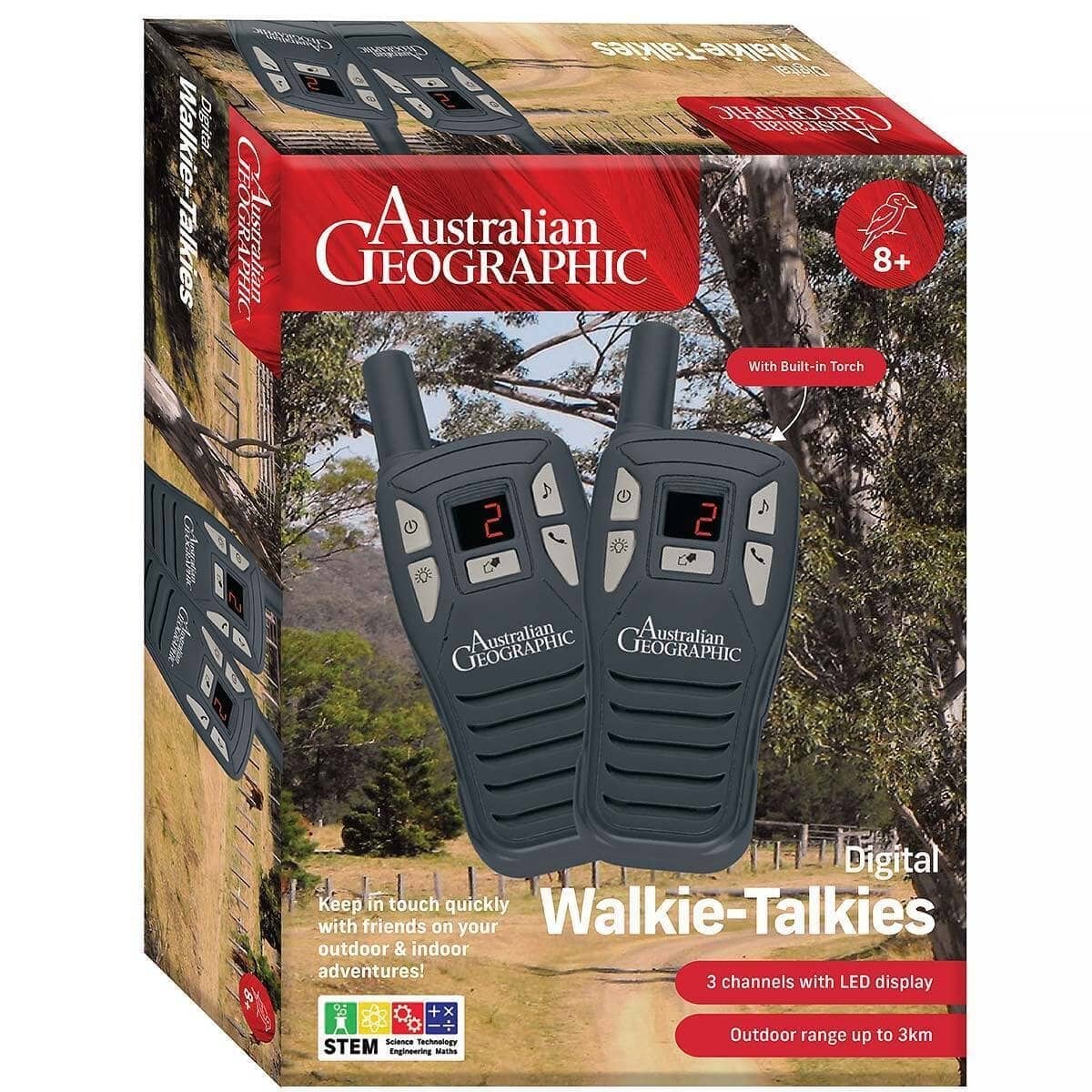 Australian Geographic – Kids’ Digital Adventure Two-Way Radio Playset