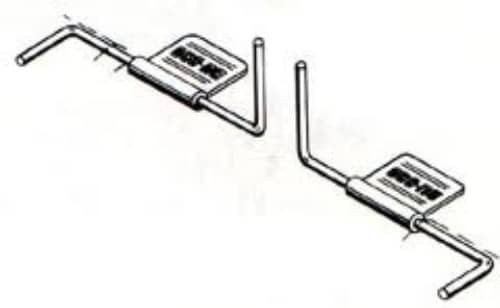 DUBRO STRIP AILERON HORN104  104