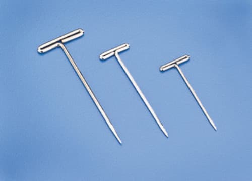 DUBRO NICKEL PLATED T-PINS 1-1:2"  254