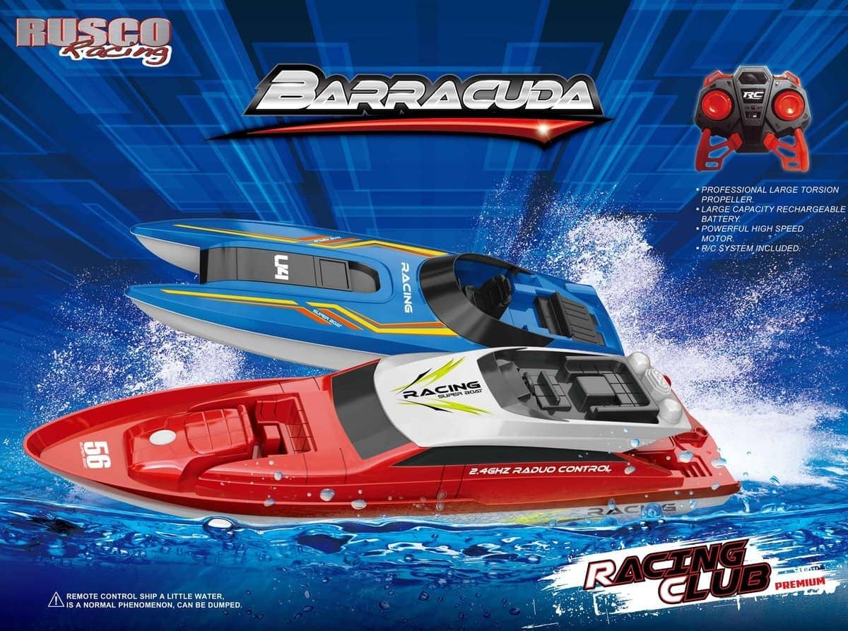 Rusco Racing Barracuda Boat Assorted Colors