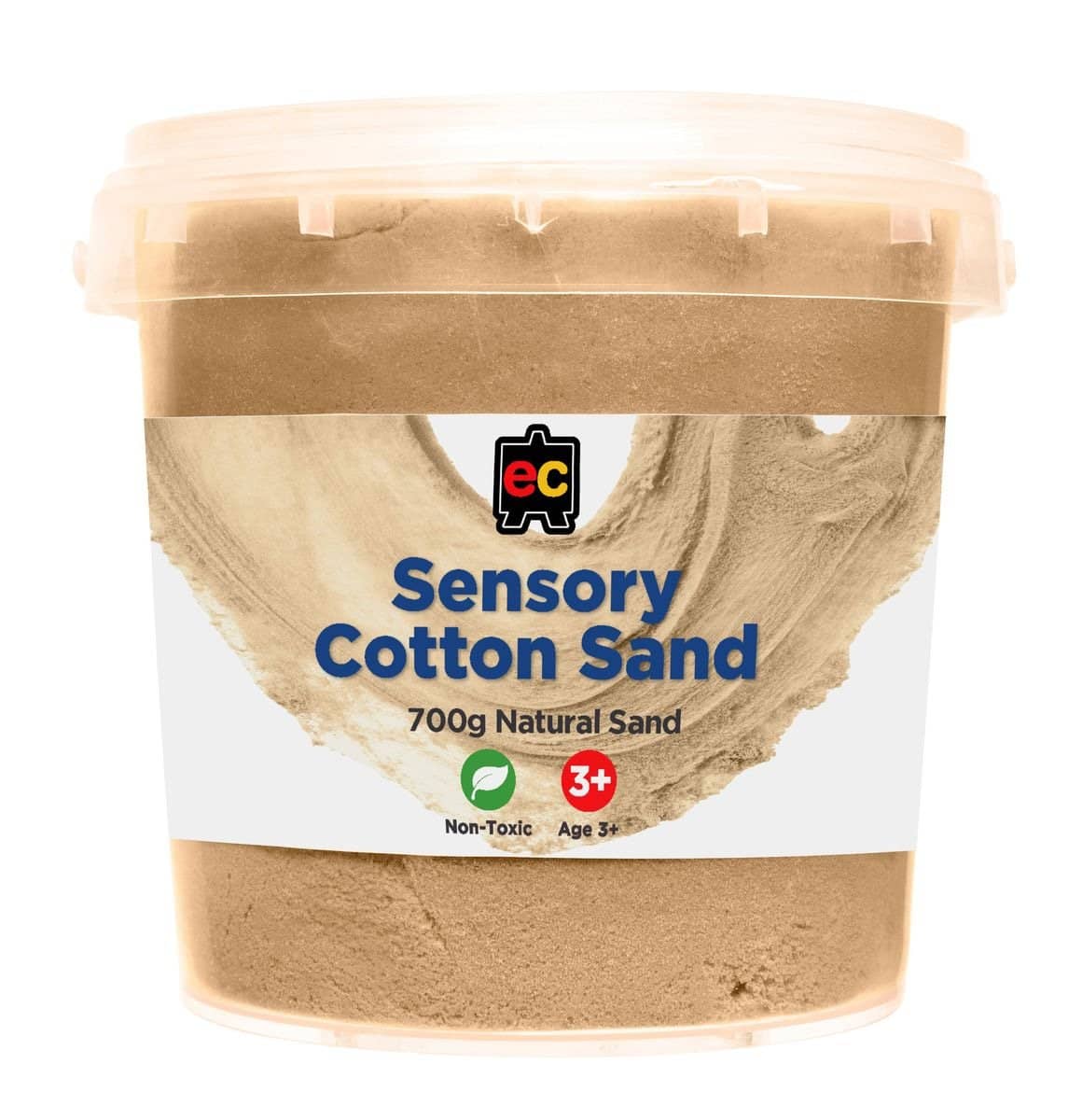 Sensory Cotton Sand Tub 700g (natural)
