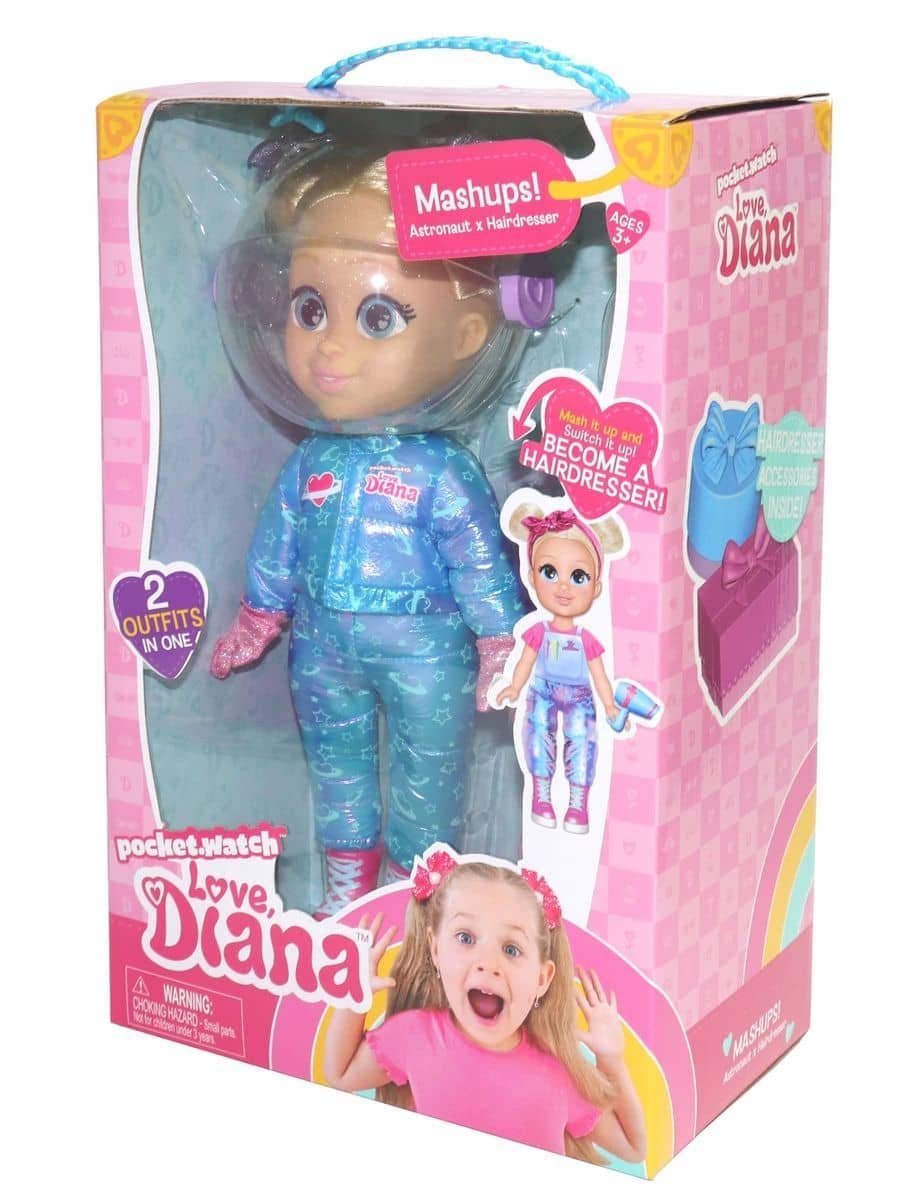 Love Diana 13 Inch Doll Mashup Astronaut - Image 3