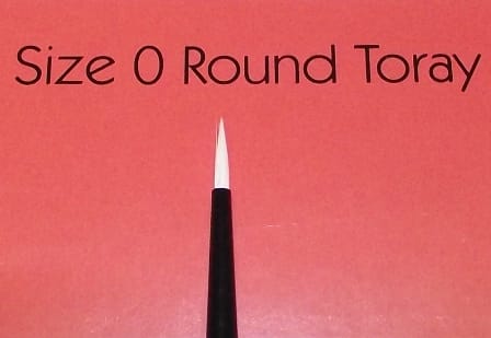 DELTA PAINT BRUSH ROUND 0