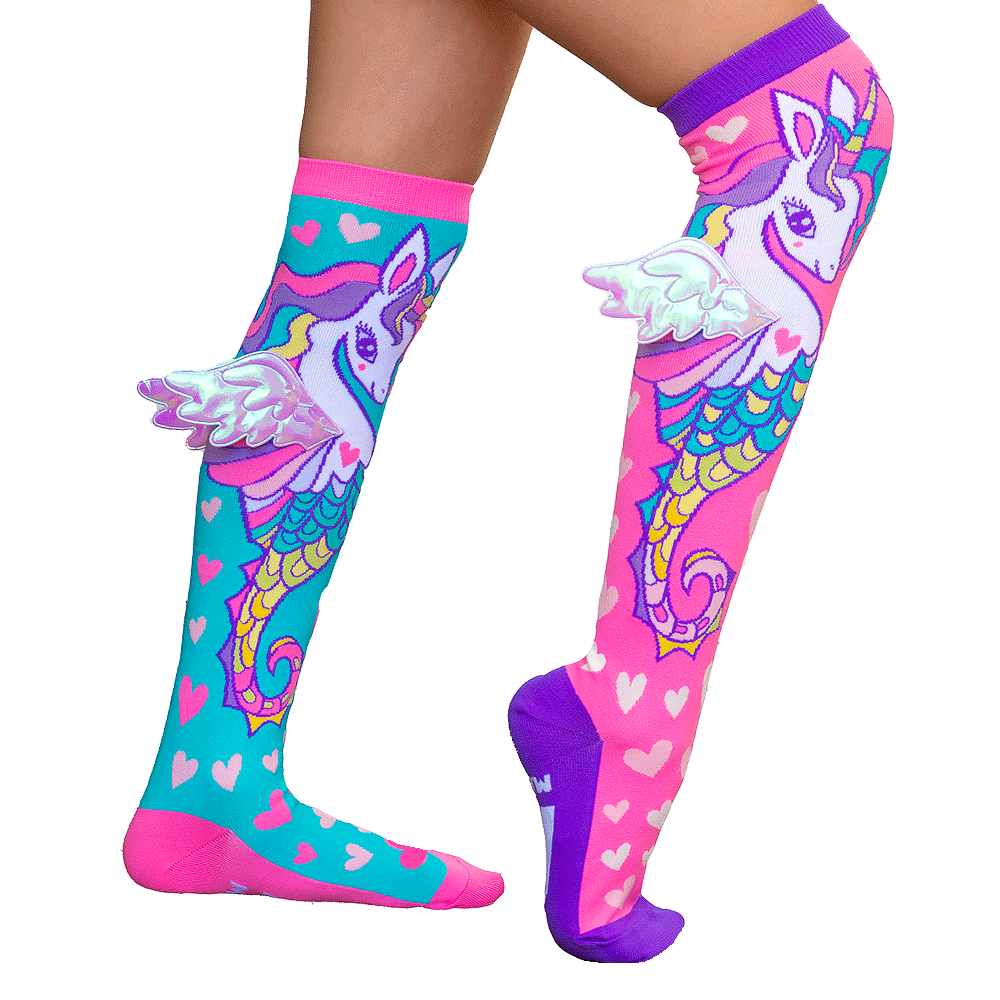 MADMIA -  Unicorn Seahorse Socks (one Size Fits Most) Museahorsesoc