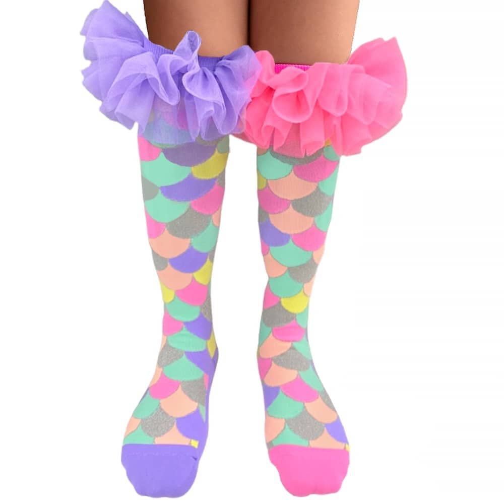 MADMIA -  Mermaid Frills Socks (one Size Fits Most) Mumermaidfril