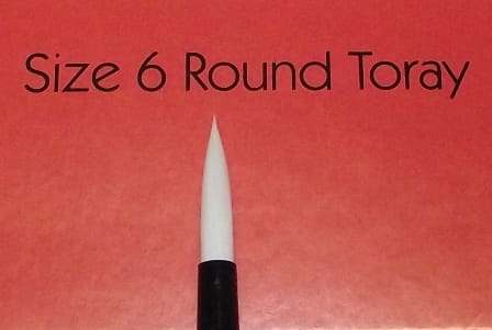 DELTA PAINT BRUSH ROUND 6