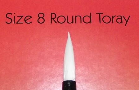 DELTA PAINT BRUSH ROUND 8