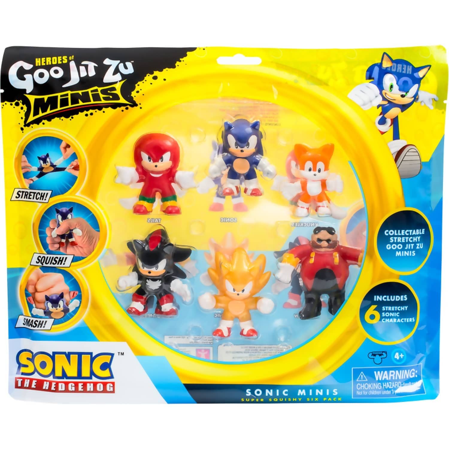 Heroes Of Goo Jit Zu - Sonic S3 Minis Mega 6 Pack