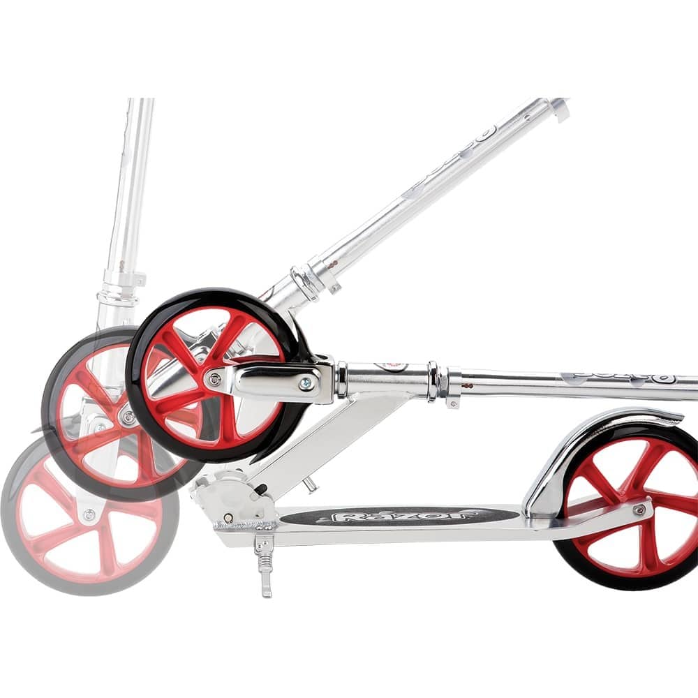 Razor A5 Lux Kick Scooter Red - Image 3