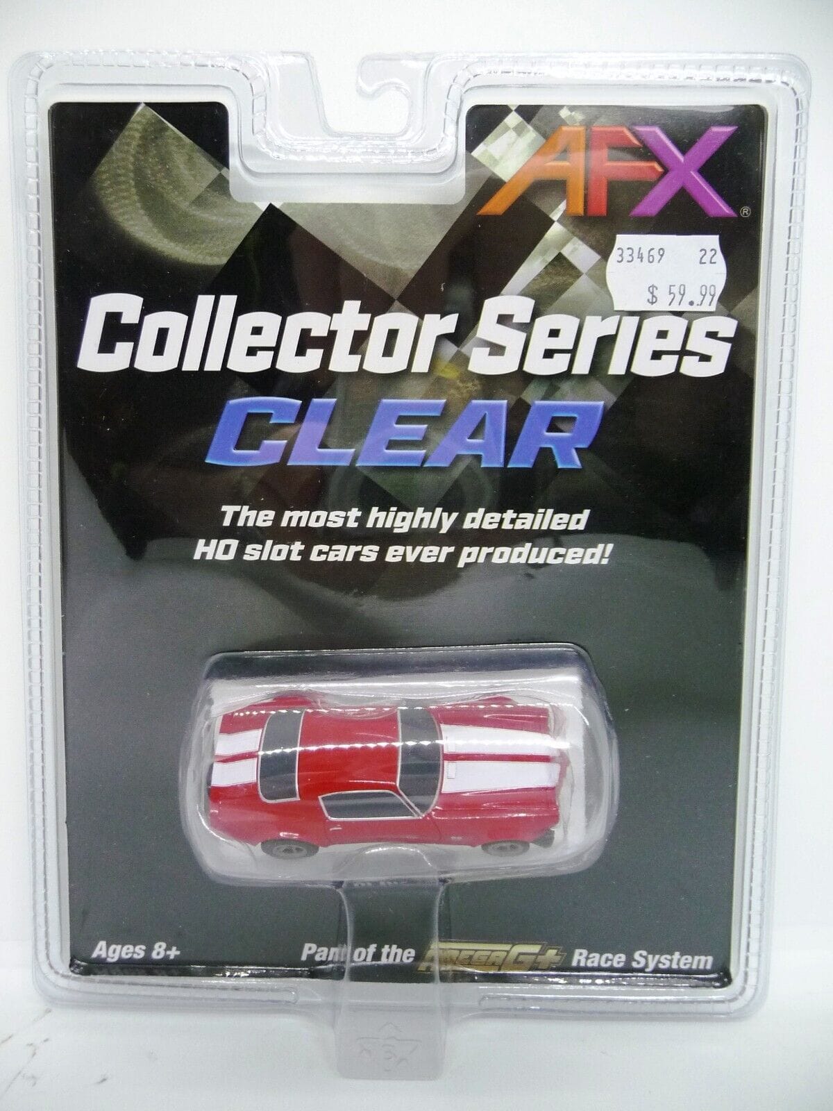 AFX Collector Series Clear 1:64 PN 22002 Camaro SS350 Red