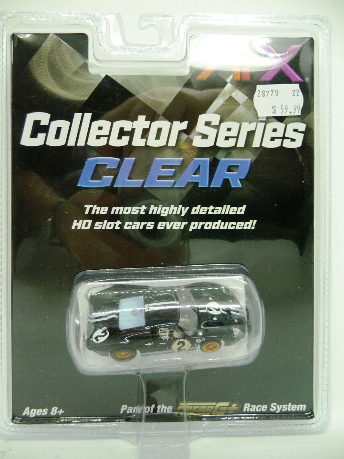 AFX Collector Series Clear 1:64 PN 22031 Ford GT40 Mark IIB Sebring