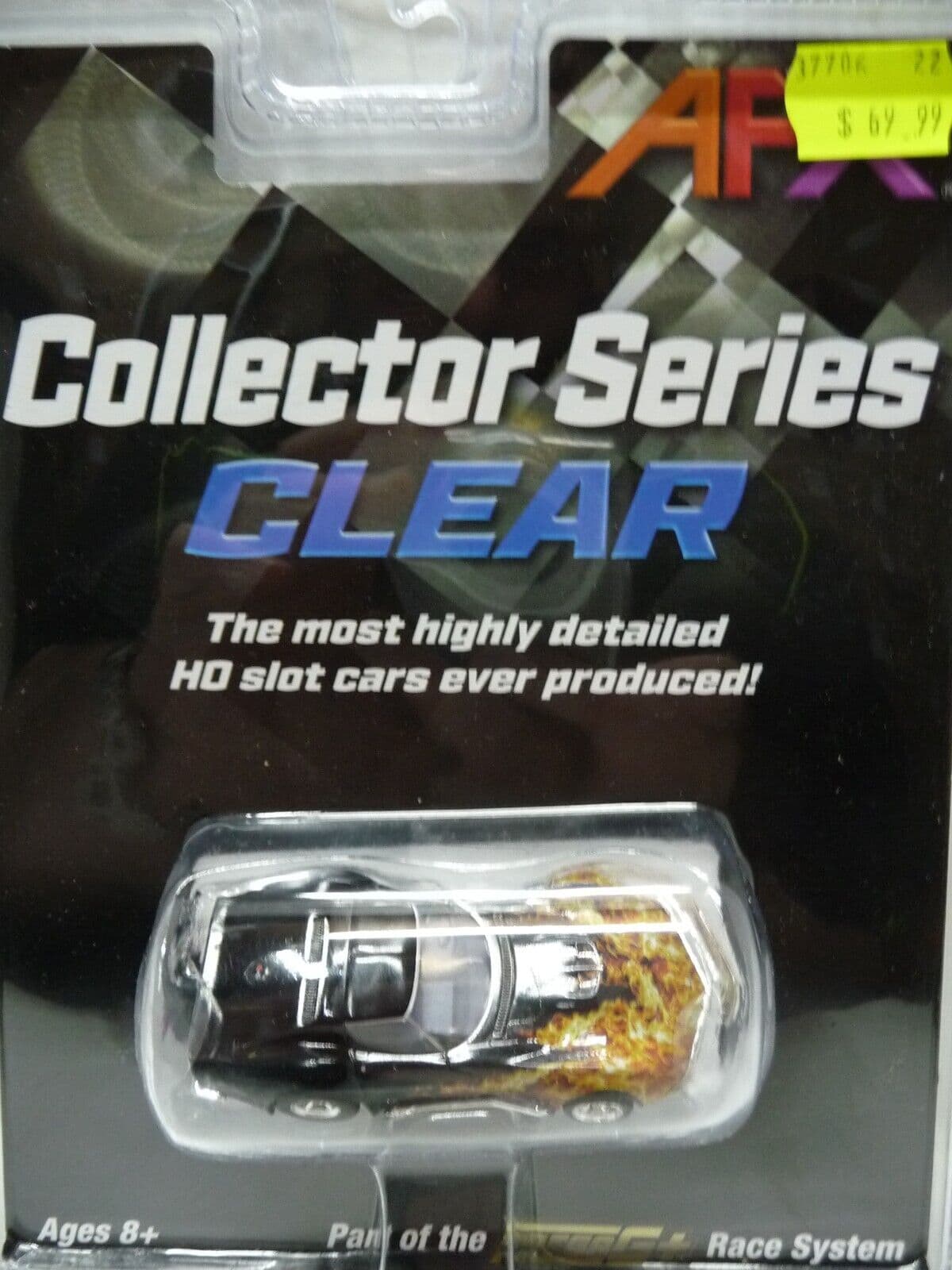 AFX Collector Series Clear PN/22051 Corvette 427 Black Flames 68
