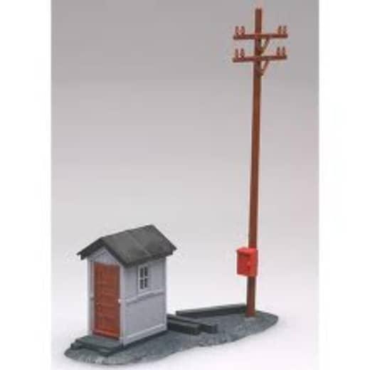 ATLAS HO TELEPHONE SHANTY & POLE KIT AIATL0705 TRAIN ACCESSORIES