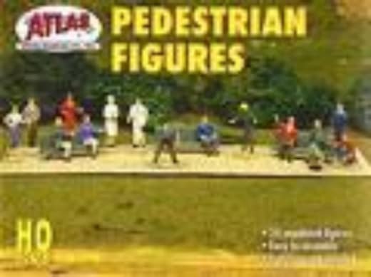 ATLAS HO UNPAINTED PASSERS 24 FIGS AIATL0793 TRAIN ACCESSORIES