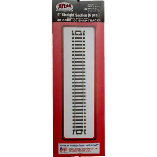 ATLAS 9' STRAIGHT AIATL0821 TRAIN ACCESSORIES