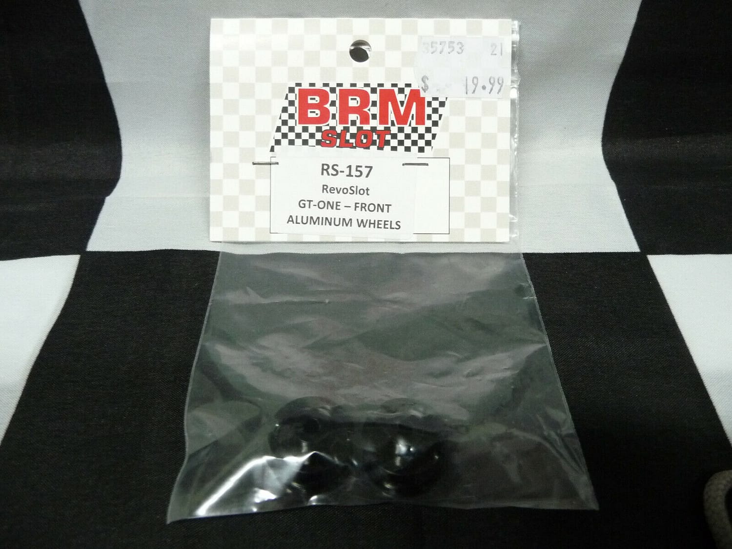 BRM SLOT RS-157 RevoSlot Toyota GT One - Front Aluminium Wheels