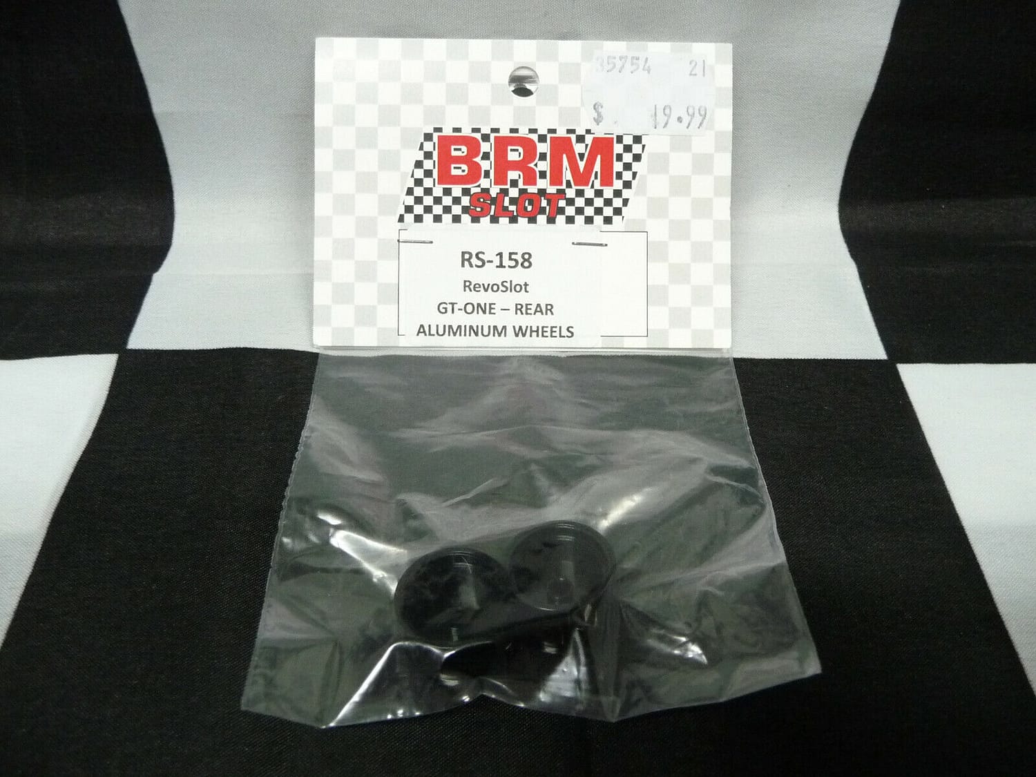 BRM SLOT RS-158 RevoSlot GT One - Rear Aluminium Wheels