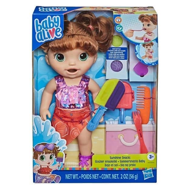 Baby Alive - Sunshine Snacks Doll Brown Hair - Image 2