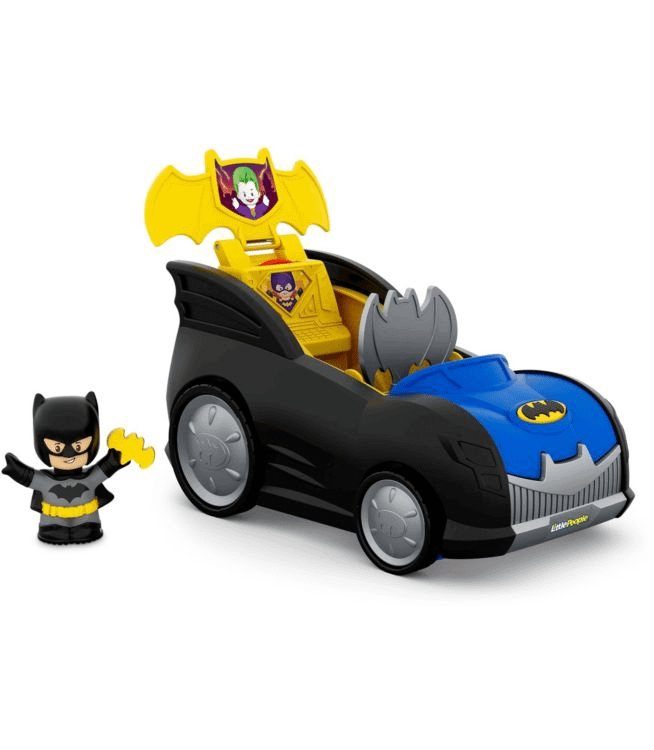 Fisher-Price - Little People Dc Super Friends 2-in-1 Batmobile