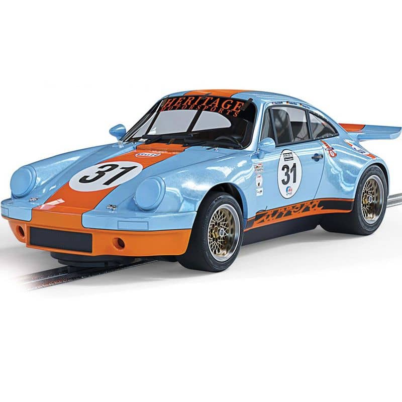 Scalextric C4304 Porsche 911 Carrera RSR 3 0 Gulf Edition slot car also suits Carrera - Image 4