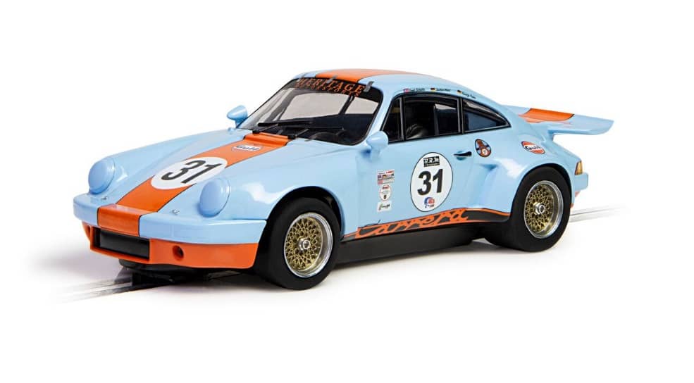 Scalextric C4304 Porsche 911 Carrera RSR 3 0 Gulf Edition slot car also suits Carrera - Image 5