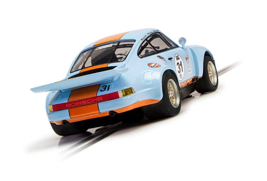 Scalextric C4304 Porsche 911 Carrera RSR 3 0 Gulf Edition slot car also suits Carrera - Image 7