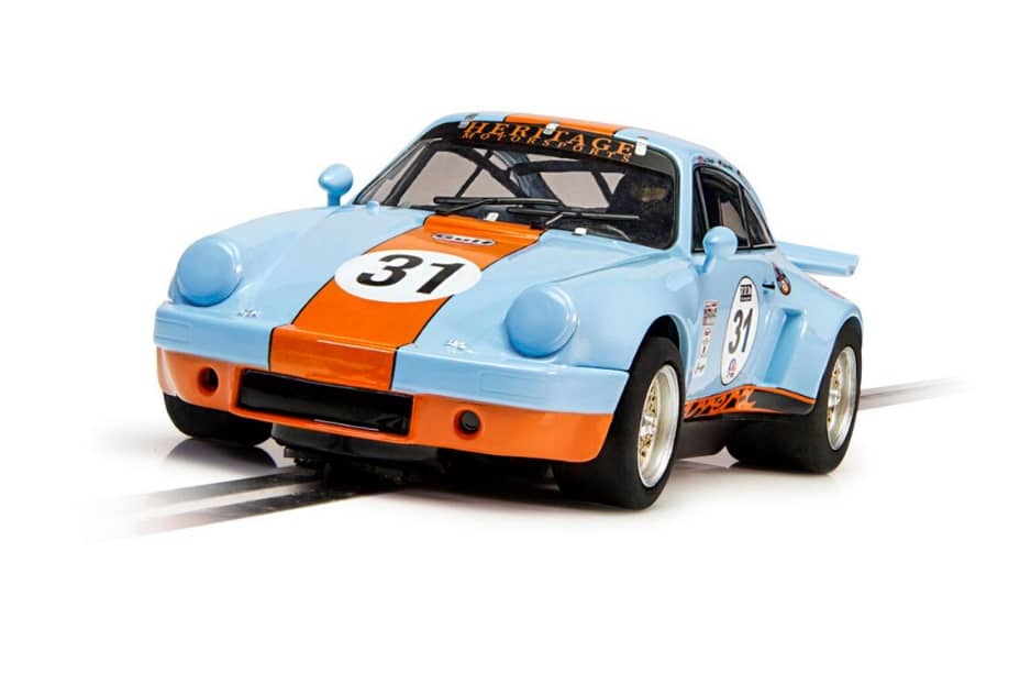 Scalextric C4304 Porsche 911 Carrera RSR 3 0 Gulf Edition slot car also suits Carrera - Image 8