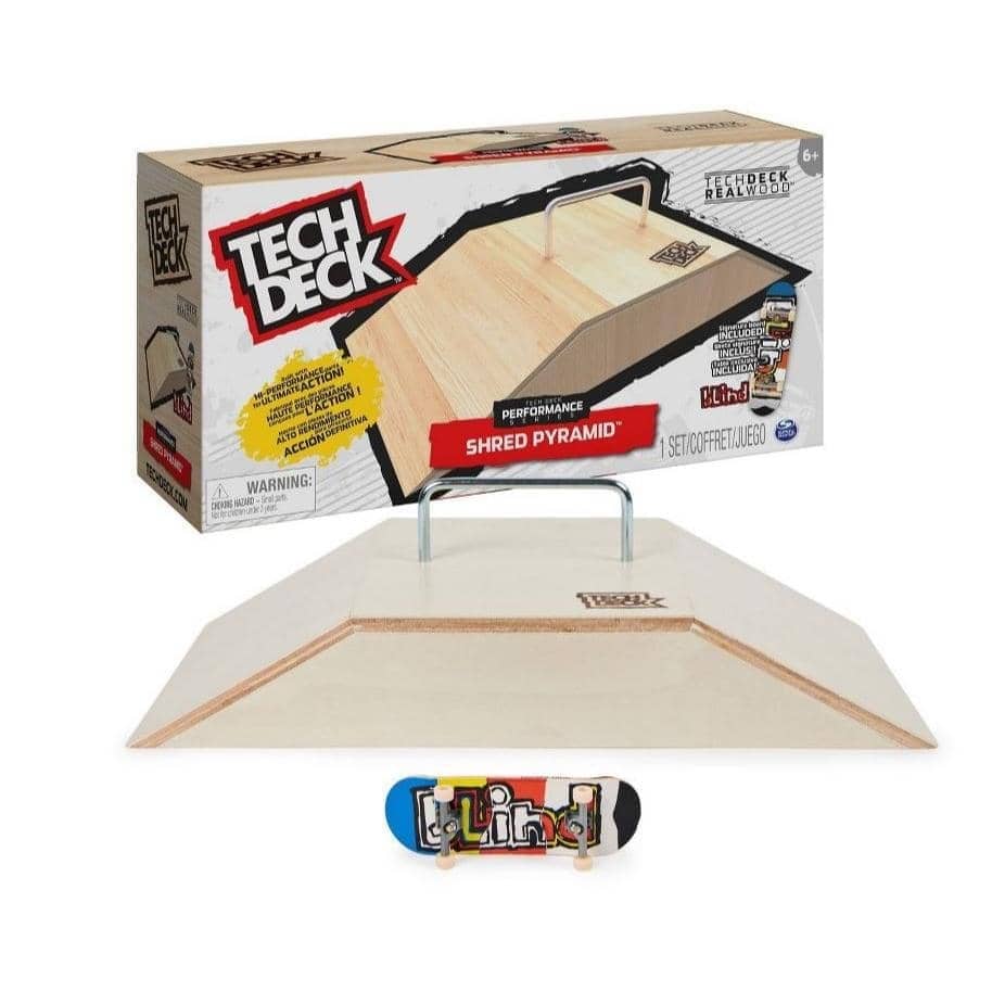 Tech Deck - Wooden Shred Pyramid Ramp - Image 2